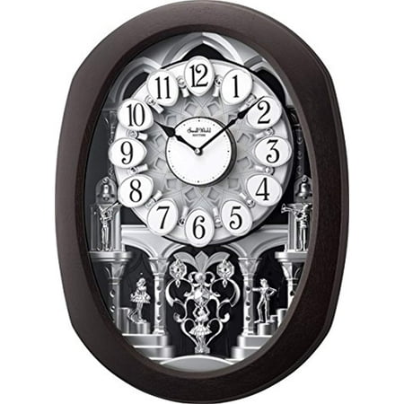 Rhythm Clocks Encore Espresso Magic Motion Clock