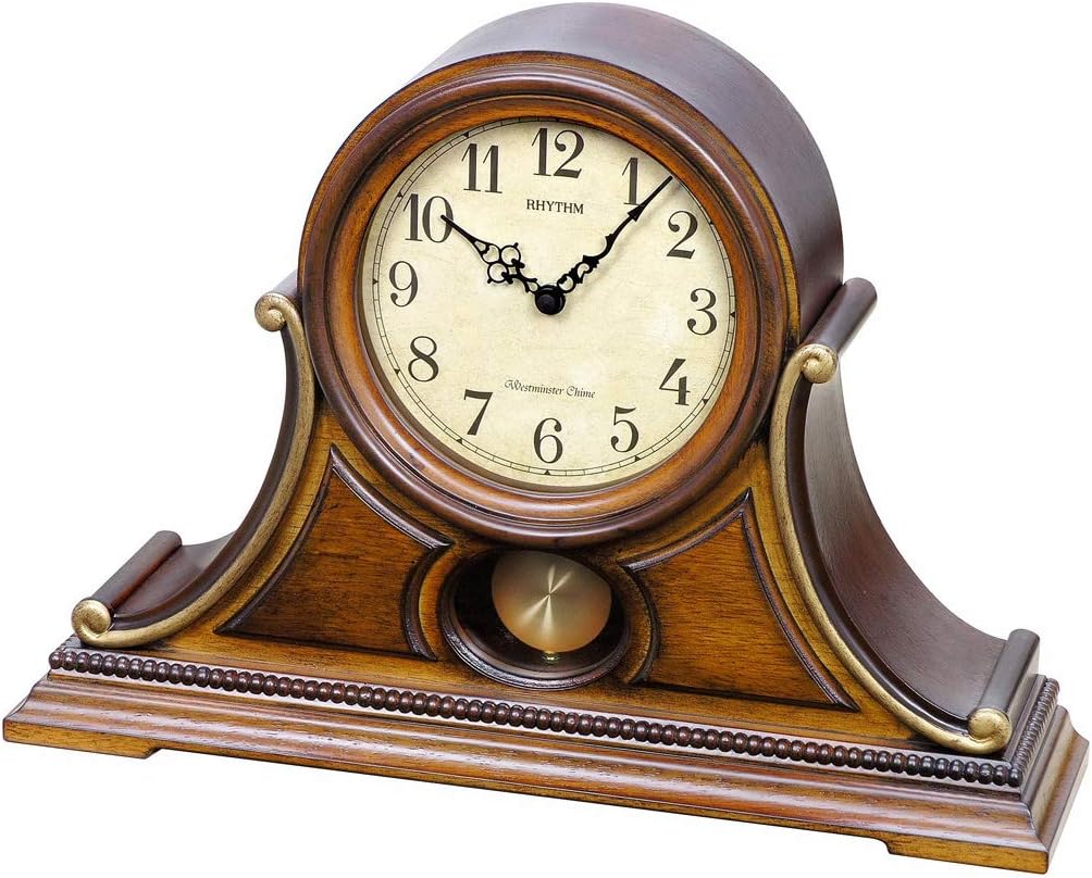 Rhythm Clocks Lancaster Musical Motion Mantel Clock