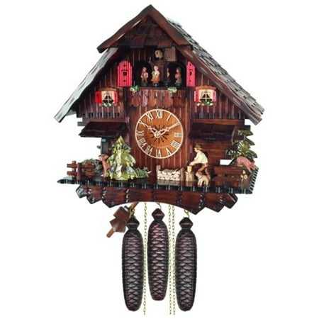 River City Clocks Eight Day Musical Cuckoo Clock Cottage