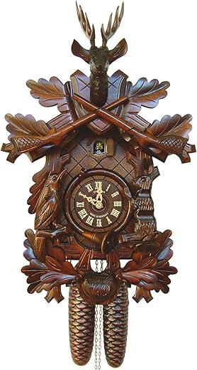 Schneider Cuckoo Clocks 8-Day Black Forest House Clock