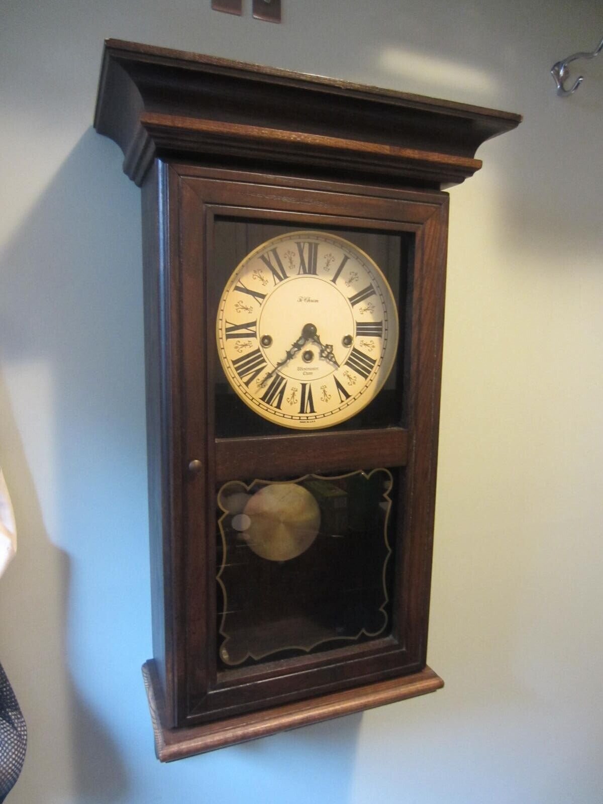 Ti-Chron Westminster Chime Wall Clock - For Parts or Repair