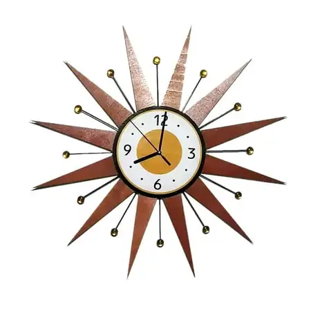 time clock wall decor bedroom cute alarm clocks Clock Simple Living Room Wall Decoration Retro Light Hanging alarm clocks patio decor extra large digital wall clock