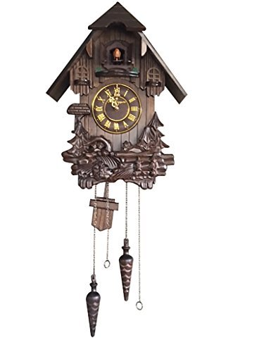 Best Black Forest Chalet Carved Wall Clocks