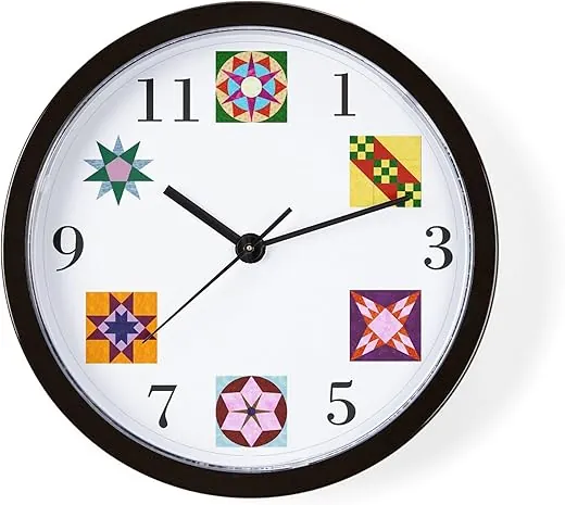 CafePress Quilters Unique Decorative 10" Wall Clock