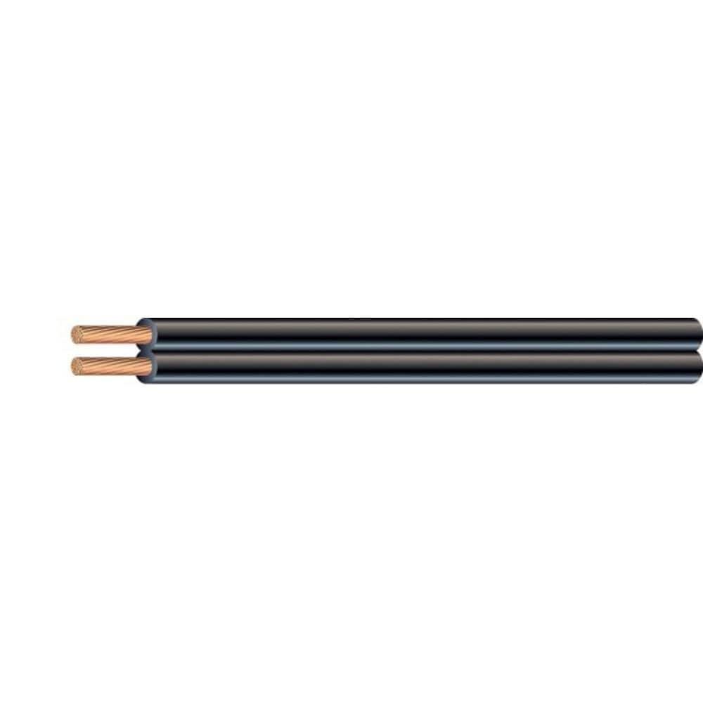 100 ft. 16/2 Black Stranded CU SPT-2 Lamp Wire