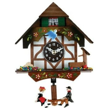 River City Clocks Analog Asymmetrical Cuckoo Clock, 2070Q-06