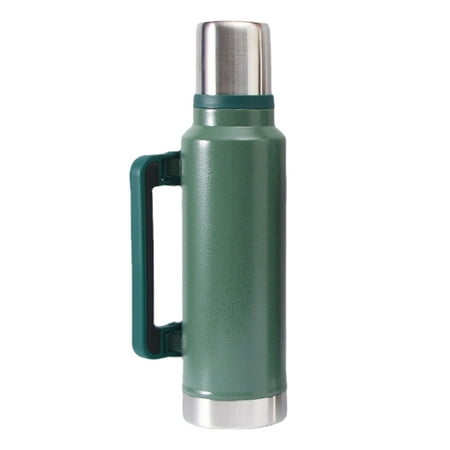 47.3oz /64.2oz（1.4L/1.9L） Multi Functional Flask Hot & Cold Stainless Steel Wide Mouth Bottle Long Lasting Insulation For Camping