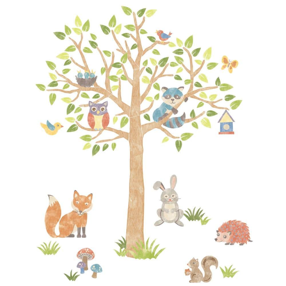 48 in. x 36 in. Woodlands Super Wall Decal