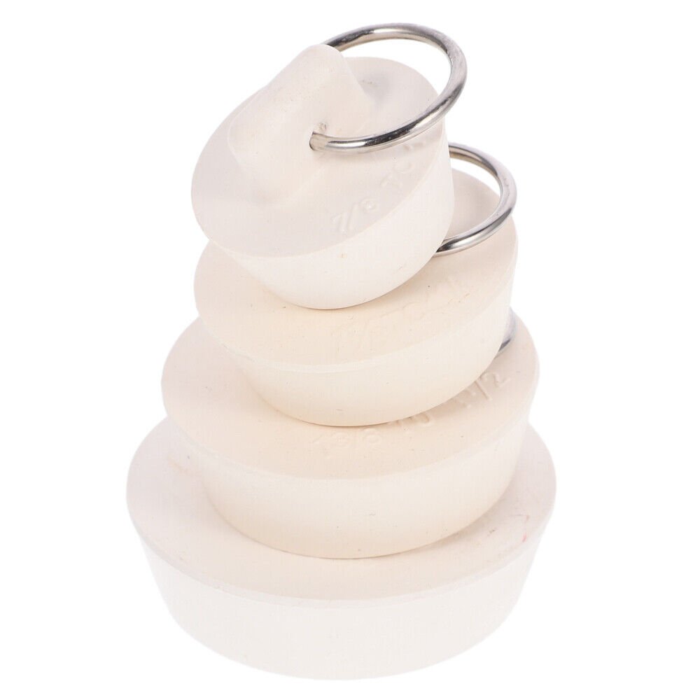 4pcs Bathtub Sink Stoppers Rubber Bathtub Drain Plugs Bath Stoppers Bathroom