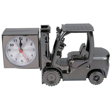 Alarm Clock Clocks Travel Toy Old Fashioned Student Forklift Desk Table Digital Household Plastic