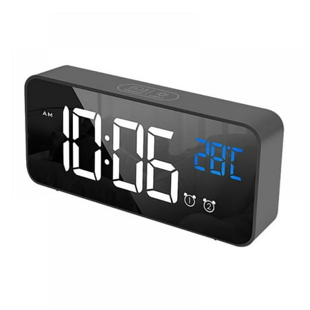 Amazing Fashion Digital Alarm Clock, 5.8 Large LED Clocks with Dual Alarm, Auto/Custom Brightness, 12/24H Easy Snooze Function, Alarm Clocks for Bedrooms Nightstand