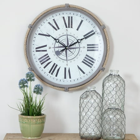 Aspire Home Accents Seabrook Nautical Wall Clock