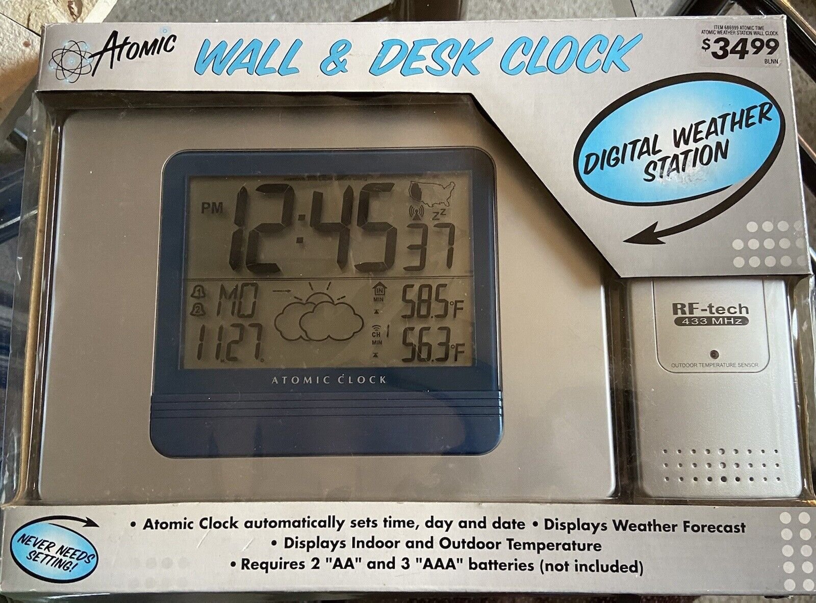 Atomic Wall & Desk Clock