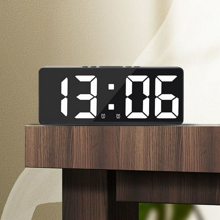 AZZAKVG Alarm Clock Simple Desk Alarm Clock Bedside Led Digital Alarm Clock Electronic Backlight Alarm Clock For Home