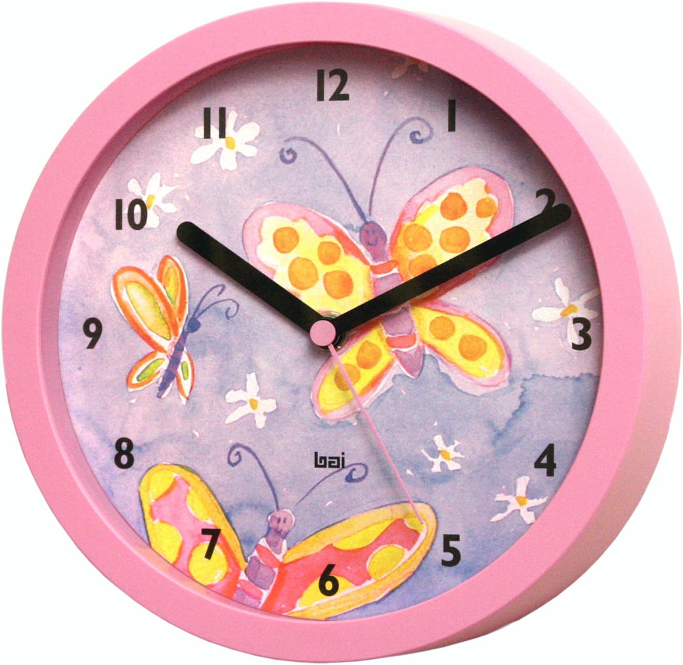 Bai Children Wall Clock, Butterflies