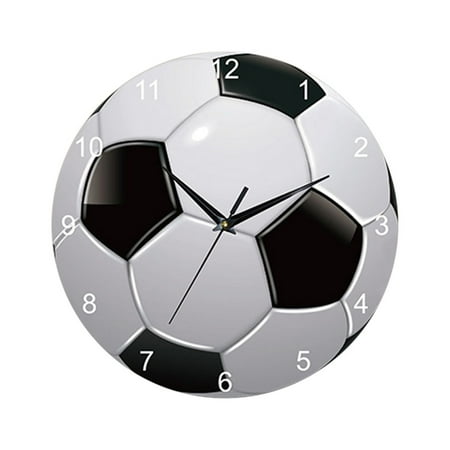 Basketball Football Baseball Volleyball Creative Clock Wall Clock Bedroom Living Room Decoration Clock Motion Mute Punching Wall Clock