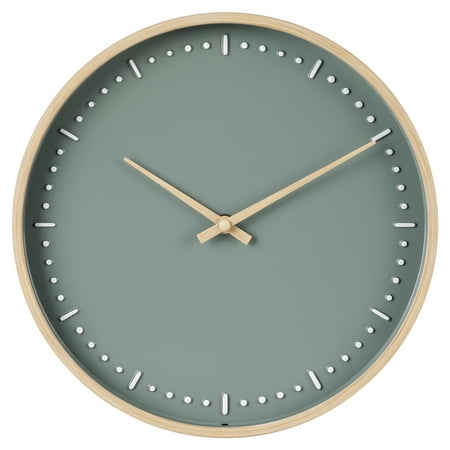 Better Homes & Garden 11.5 Round Indoor Green Analog Wall Clock