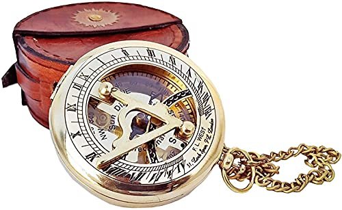 Best Brass Sundial Push Open Compass