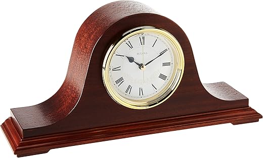 Bulova B1929 Annette II Chiming Clock, Mahogany