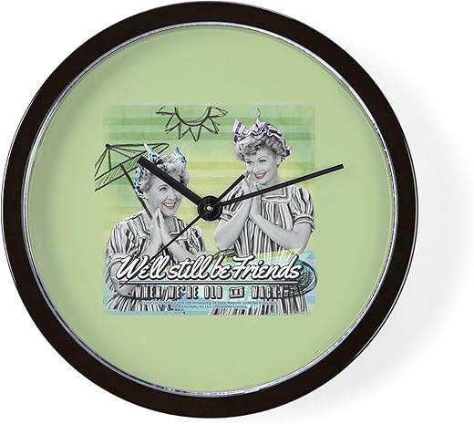 CafePress I Love Lucy: Old & Wacky Unique Decorative 10 Wall Clock