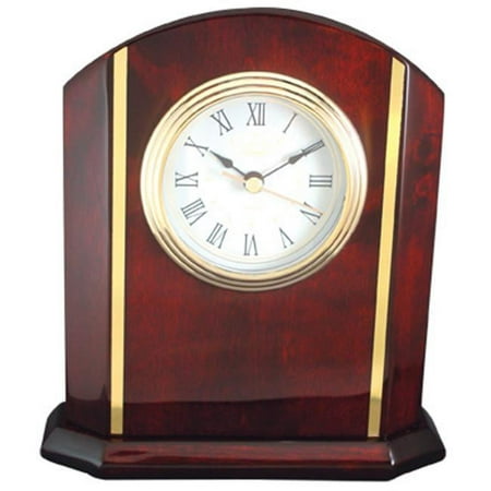 Chass Royal Arch Clock Mahogany 7in.