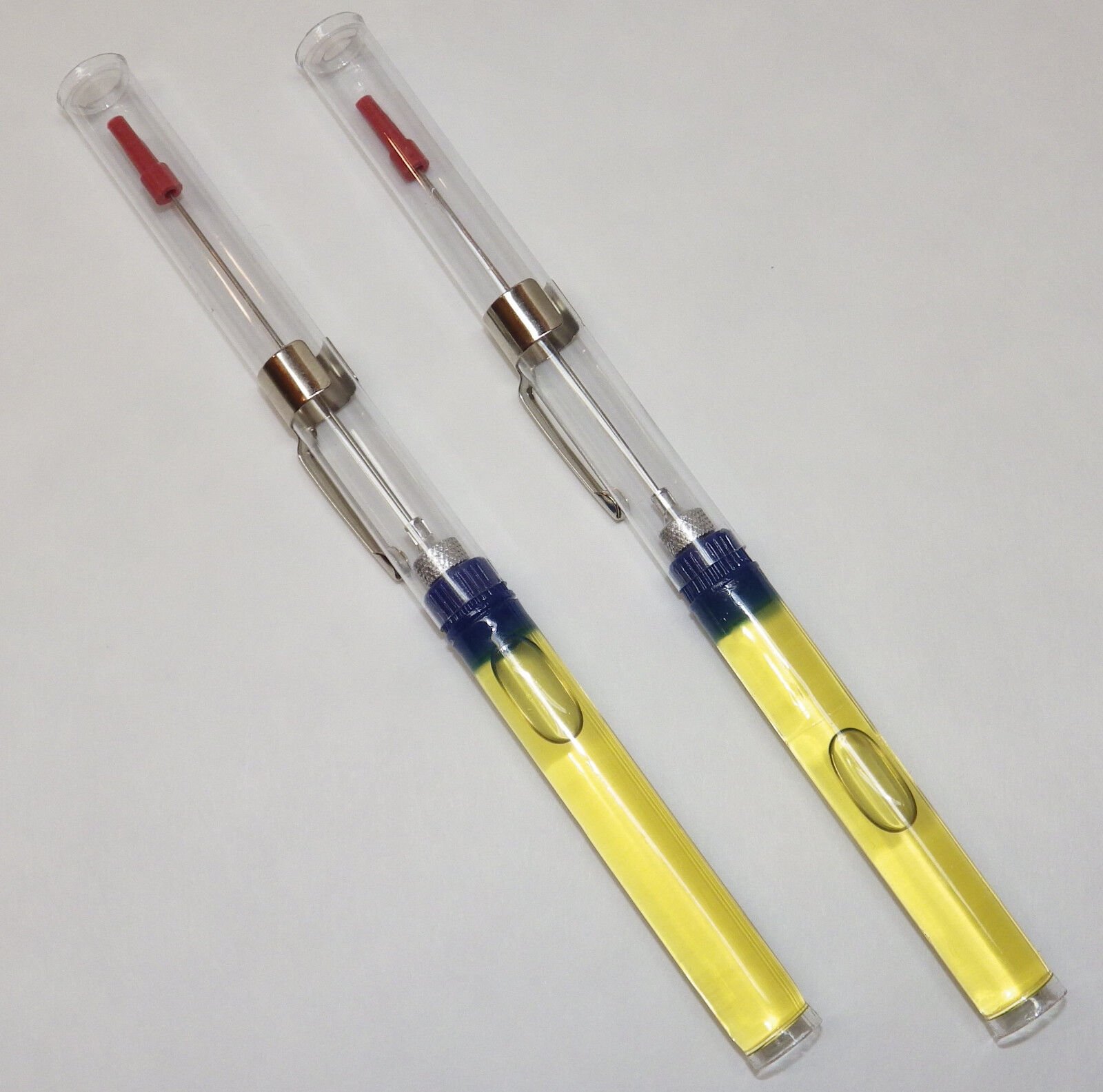 Clock Oil Oiler 3 1/4" Long Tip LOT OF 2 For Mantel Wall Grandfather Clocks NEW