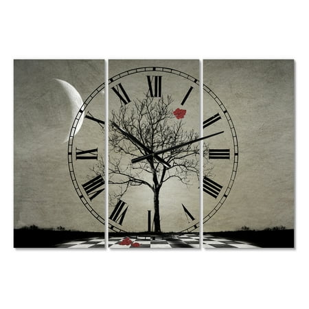 Designart 'Inevitable' Large Cottage Wall Clock