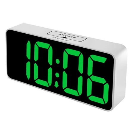 DreamSky Large Digital Alarm Clock for Visually Impaired - 8.9 Inches Large Digital Clock for Bedroom, Fully Adjustable Dimmer, Jumbo Number Display, USB Ports, 12/24H, Snooze, Adjustable