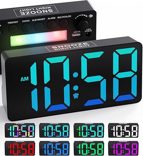 Dynamic RGB Digital Clock- 7