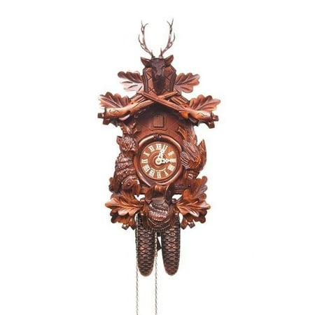 Engstler Cuckoo Clock Carved with 8-Day weight driven movement