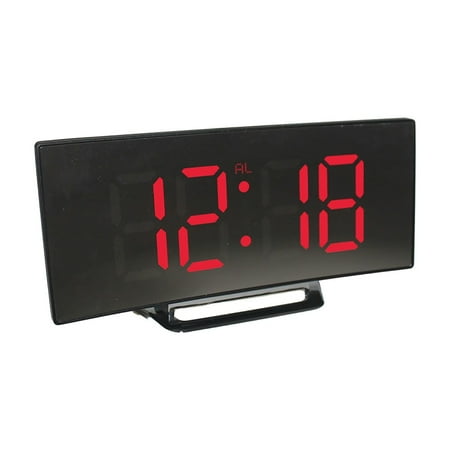 Ewgqwb Clearance Large Digital Alarm Clock Big Numbers for Seniors & Visually Impaired,Electric Clocks for Bedroom, Jumbo Display Fully Dimmable Brightness, USB Ports, Adjustable Alarm Volume