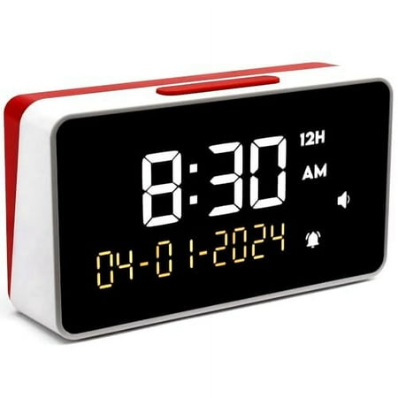 Extra Loud Talking Clock - Time and Date for Elderly, Dementia, Hearing or Visually Impaired Seniors - EASY-TO-USE -|Easy-to-use Extra Loud Talking clock - time and date for Seniors with Dementia or H