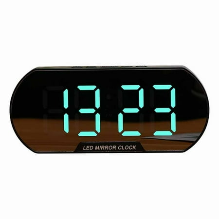 FORYULIK Teaching Time Clocks That Talk Led Clock for Bedroom Electronic Desktop Clock Led Digital Alarm Clock with Smart Night Light for Home Bedroom Office Home