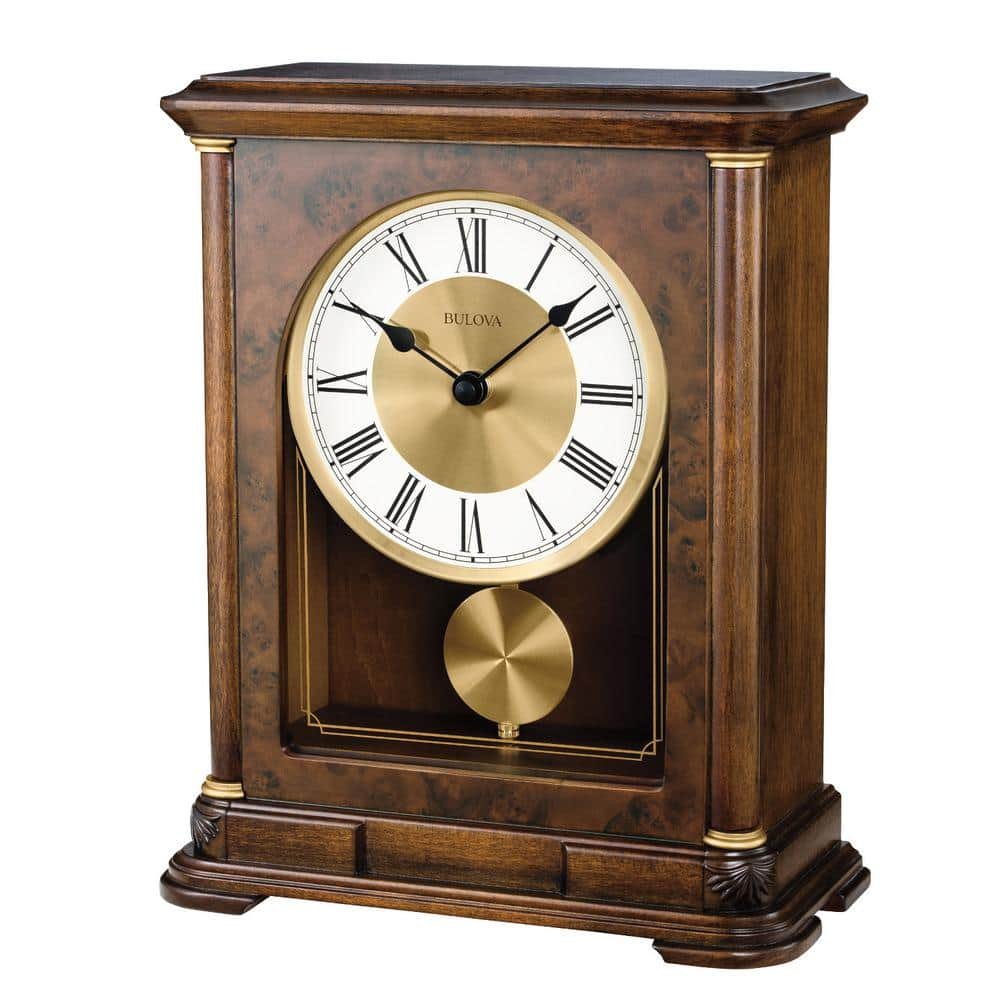 Hardwood Case Table Pendulum Clock