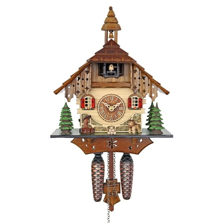 HerrZeit by Adolf Herr Quartz Cuckoo Clock - The Black Forest Farm House AH 27 QM