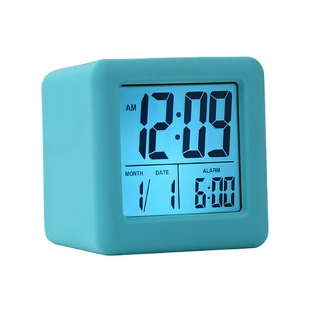 High-Quality Silicone Alarm Clock with LED Display and Protective Sleeve -