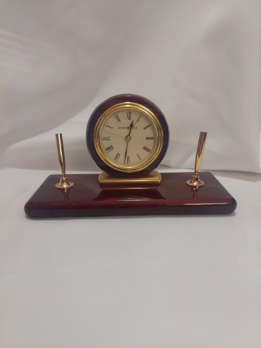 HOWARD MILLER 613-588 Rosewood Desk Clock