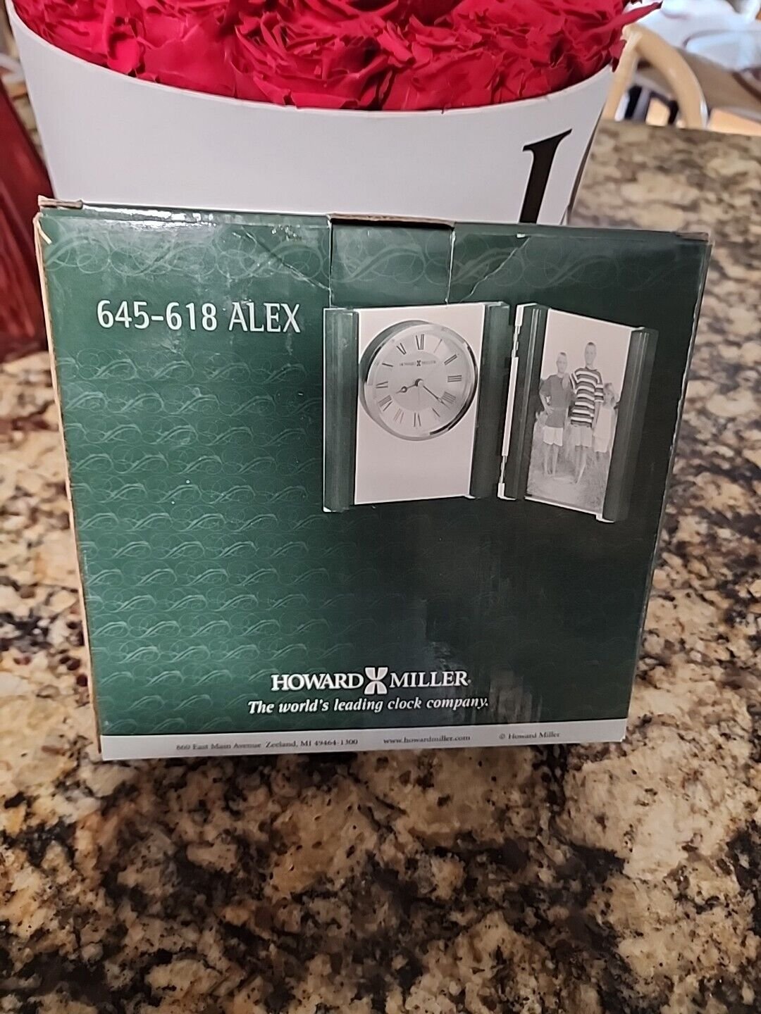 Howard Miller Alex Portrait Table Clock 645618 - OPEN BOX