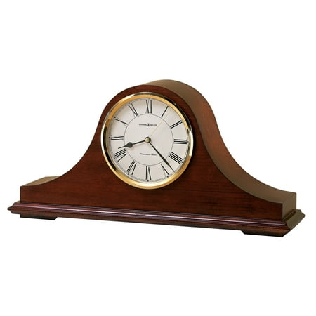 Howard Miller Christopher Cherry Finish Wood Chiming Quartz Mantel Clock #Q-GM1478