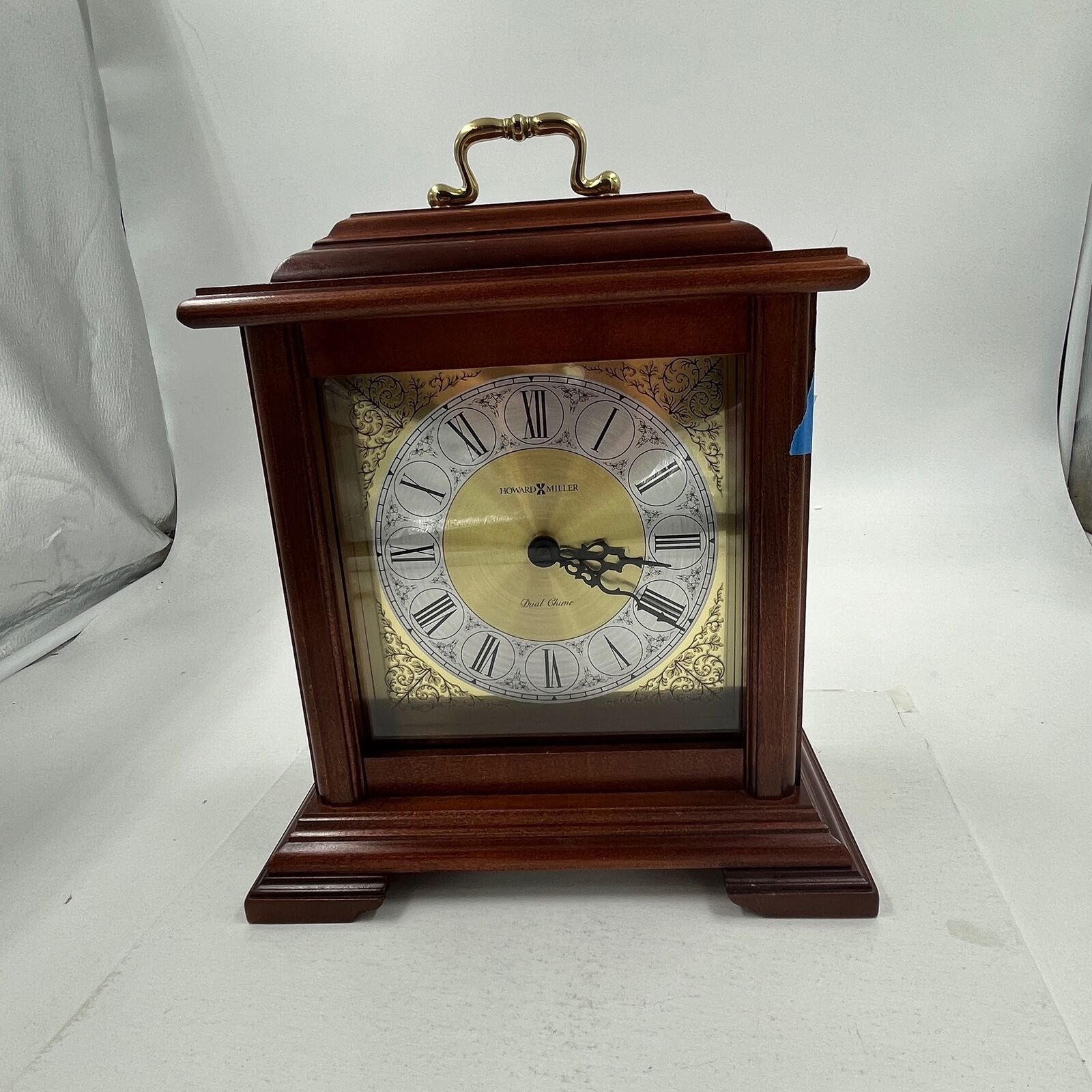 Howard Miller Dual Chime 612-481 Battery Mantel Clock, Uses 2 C Cell Batteries