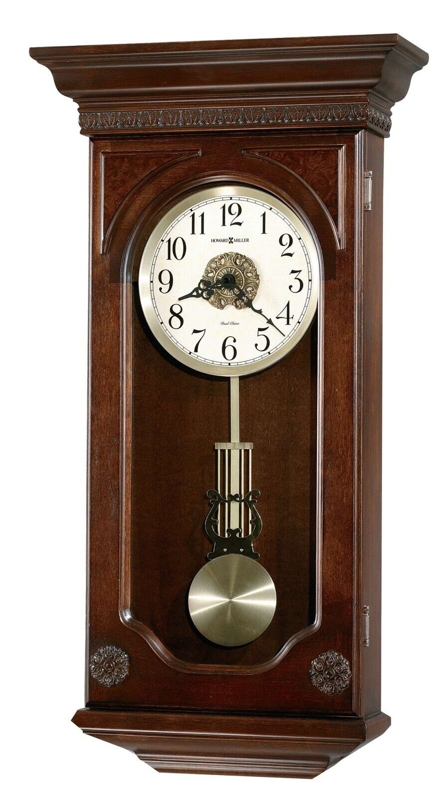 Howard Miller Jasmine Wall Clock 625384 Hampton Cherry Pendulum Clock