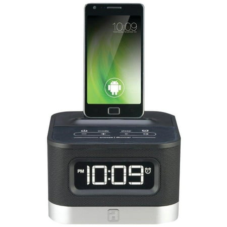 iHome Aux-In Wake Sleep Battery Backup Digital FM Radio Alarm Clock - IC50B (Manufacture Used)