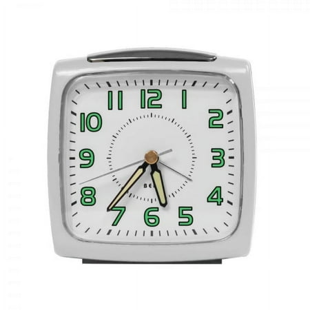 impecca waa32nw loud bell alarm clock44; white