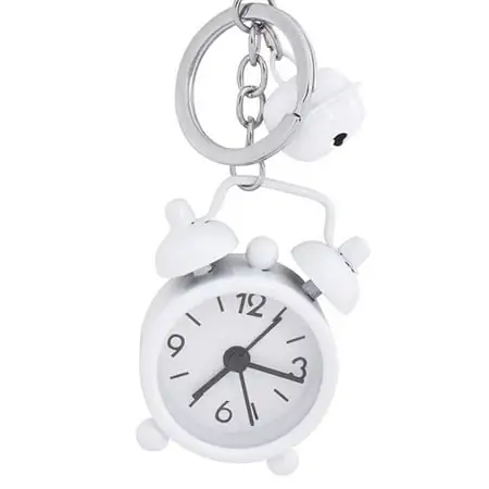 Key Fob Alarm Clock Key Chain Alarm Clock Keyring Keyring Pocket Watch Key Ring Creative Alarm Clock Keychain Lovers