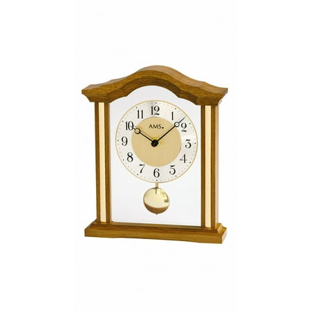 Mantel-clock with quartz movement from AMS