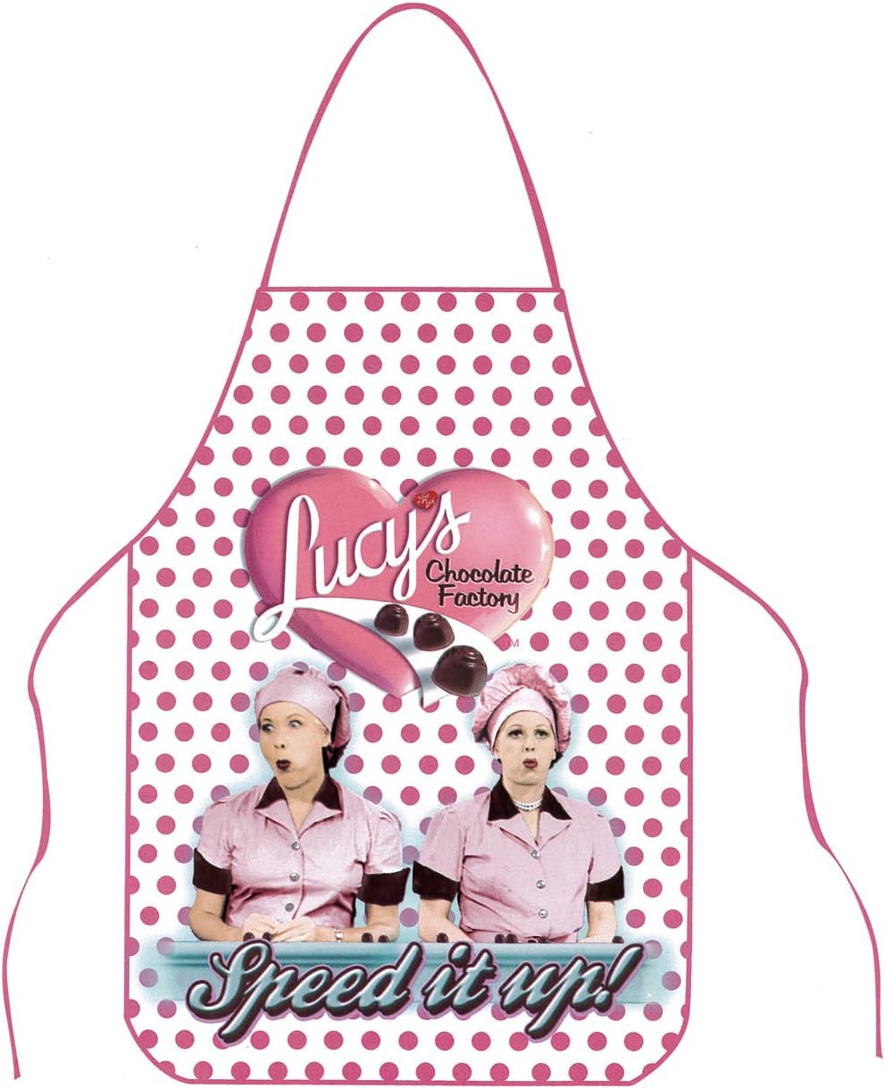 Midsouth Products I Love Lucy Chocolate Factory Polyester Kitchen Apron