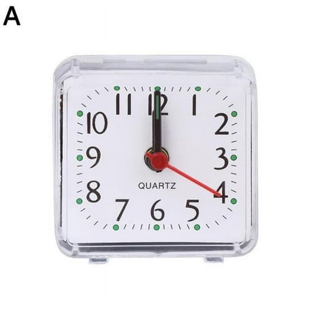 Modern Mini Quartz Clock Travel Alarm Clock Bedroom Decor Home Clock Sale 3W6R V4M0