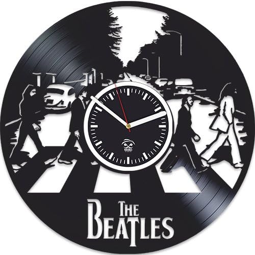 Music LP Vinyl Record Wall Clock Large Modern Home Decor Original Wall Art Fan Gift for Rock Music Lovers Christmas Gift Idea for Parents