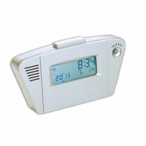Natico Silver Event Countdown Desk Clock with Alarm