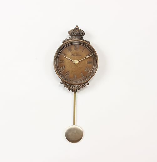 New Haven Bronze Crown Pendulum Clock